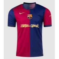 Барселона футболка домашняя игровая версия серии Travis Scott 2024/25