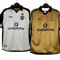 Манчестер Юнайтед ретро футболка гостевая 2000/01