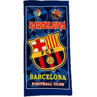Полотенце пляжное с символикой ФК Барселона