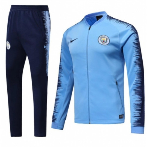 Тренировочный костюм Манчестер Сити сине-голубой сезон 2018/19