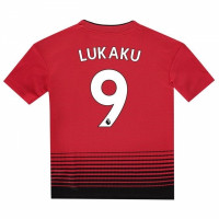 Детская футболка Манчестер Юнайтед домашняя сезон 2018/19 Лукаку 9