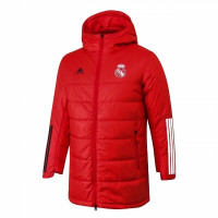 Реал Мадрид Куртка утепленная красная Adidas 2020-2021