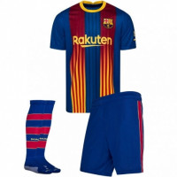 Барселона четвертая форма 2020-2021 версия SENYERA (футболка + шорты + гетры)
