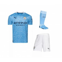 Домашняя форма Манчестер Сити сезон 2020-2021 (футболка + шорты + гетры)