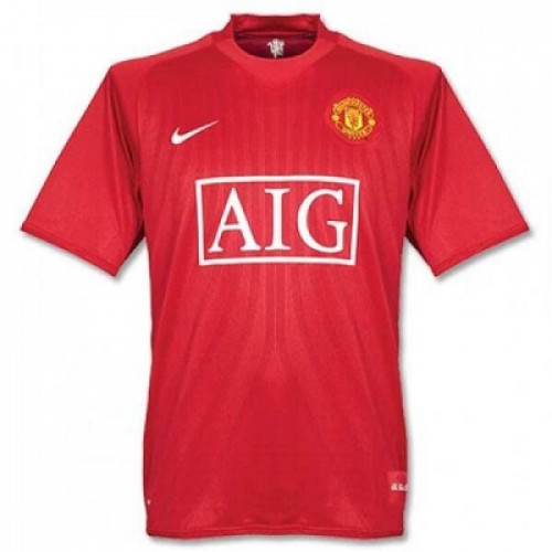 Ретро футболка Манчестер Юнайтед домашняя 2008 ЛЧ