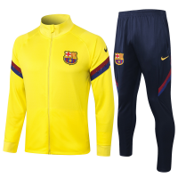 Барселона детский спортивный костюм 2021-2022 желтый