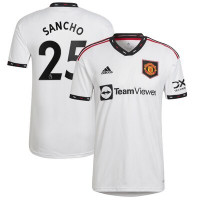 Манчестер Юнайтед гостевая футболка 2022-2023 Санчо 25