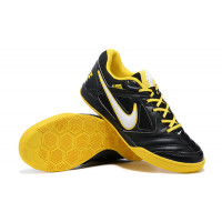 Футзалки Supreme x Nike SB Gato чёрные с жёлтым