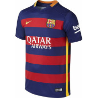 Барселона домашняя ретро-футболка сезона 2015-2016