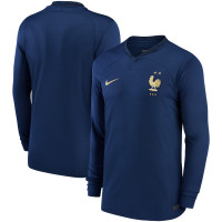 Сборная Франции домашняя футболка 2022-2023 с длинным рукавом