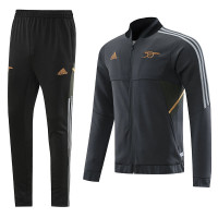 Арсенал спортивный костюм 2022-2023 тёмно-серый с золотом