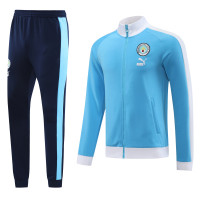 Манчестер Сити спортивный костюм 2023-2024 бело-голубой