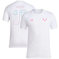 Интер Майами повседневная футболка 2023-2024 белая Месси 10