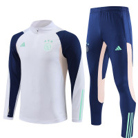 Аякс тренировочный костюм 2023-2024 бело-синий