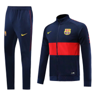 Барселона (Barcelona) Спортивный костюм Nike синий с красным сезон 2019-2020