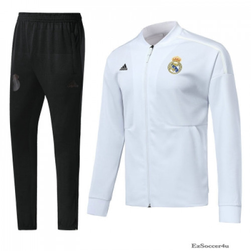 Реал Мадрид Тренировочный костюм белый сезон 2018/19