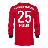 Футболка с длинным рукавом Мюллер Бавария Мюнхен сезон 2018/19