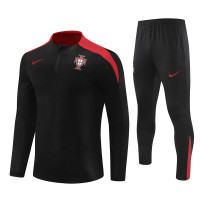 Сборная Португалии тренировочный костюм 2024/25 чёрный